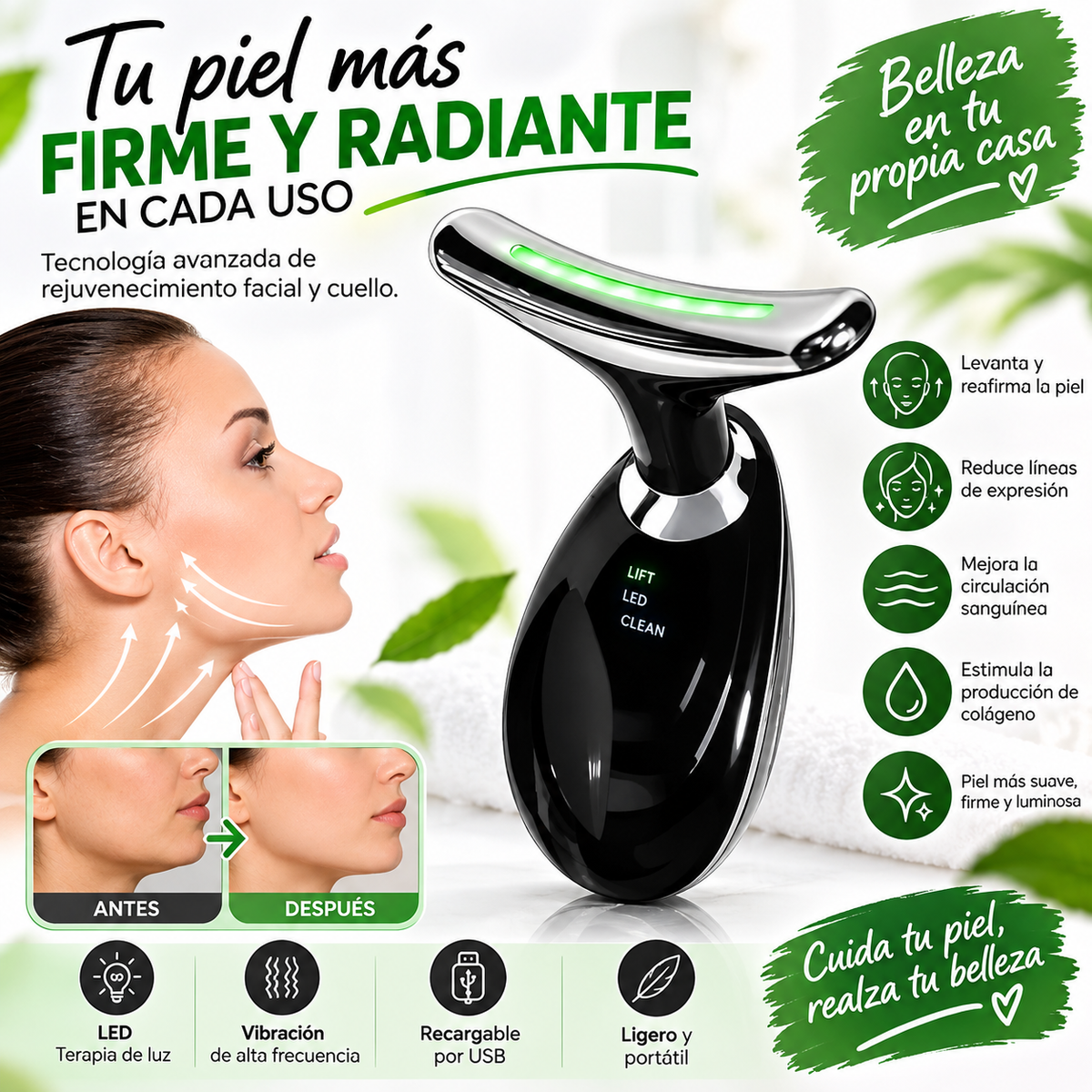 REDUCTOR DE ARRUGAS Y PAPADA V-87