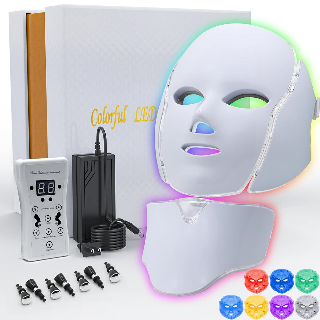 Mascara con Cuello Led 7 Colores Terapia