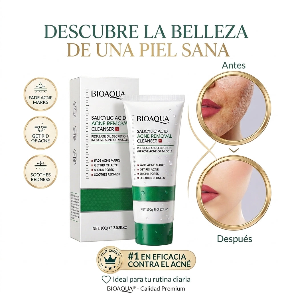 Limpiador Facial BIOAQUA Ácido Salicílic