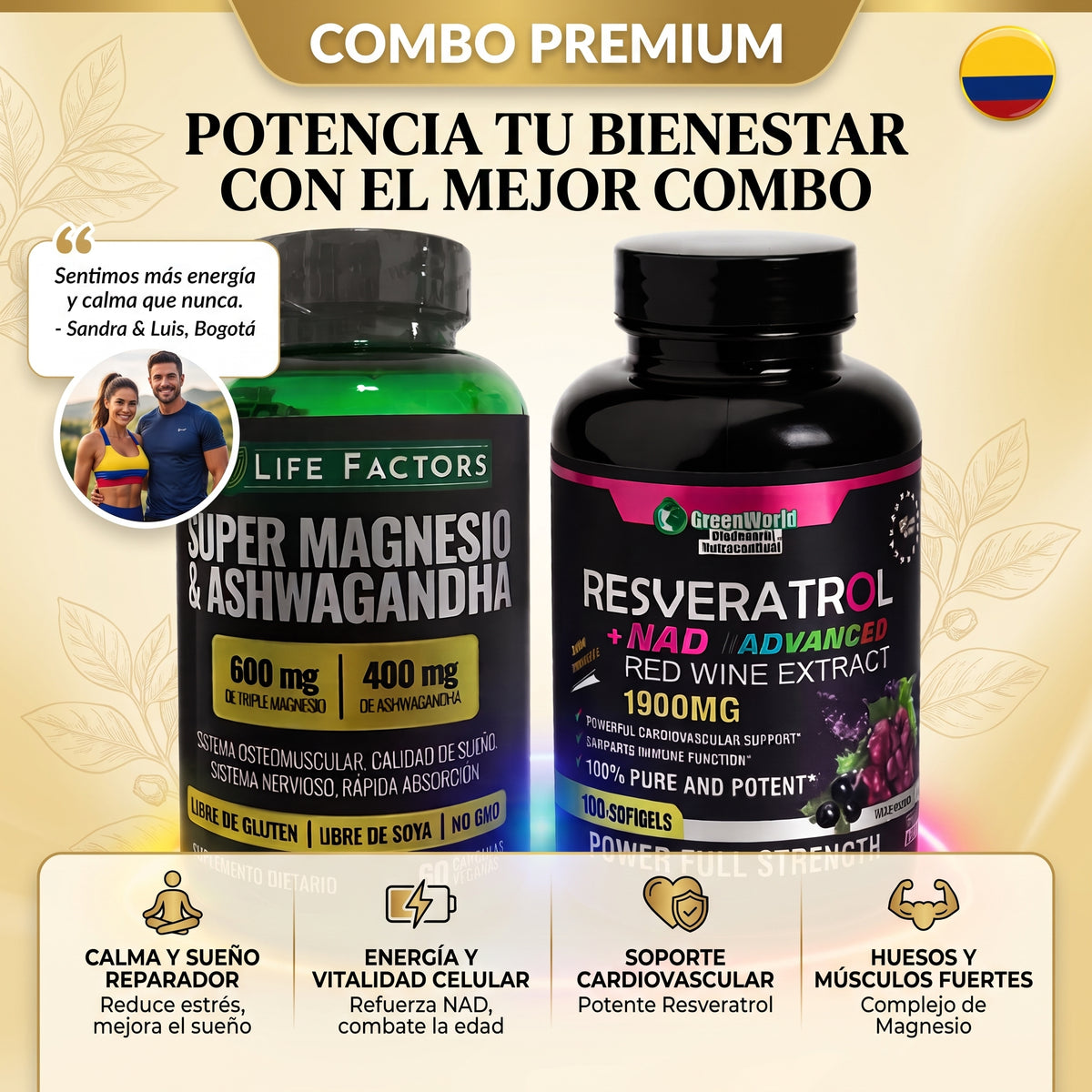 Super magnesio   nad resveratrol advnce
