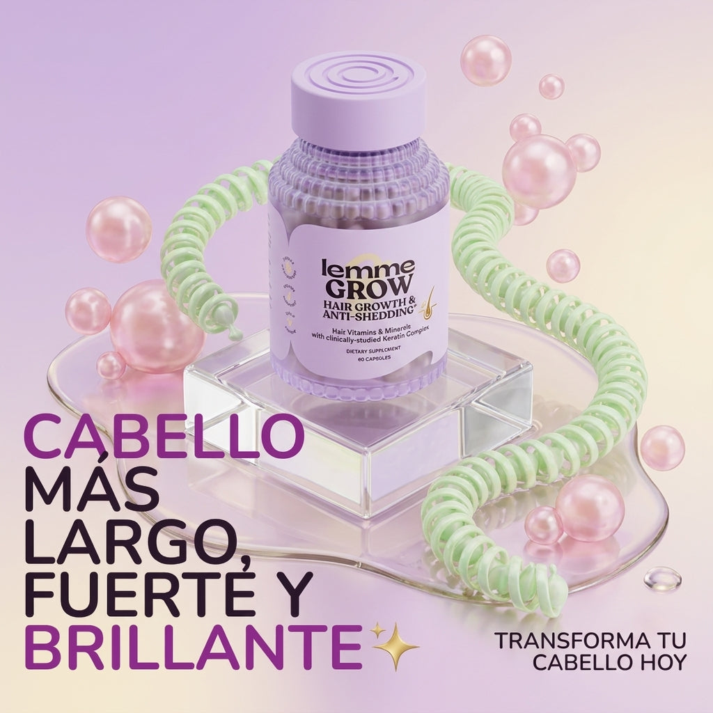 LEMME GROW: cuidado para un cabello más fuerte y saludable
