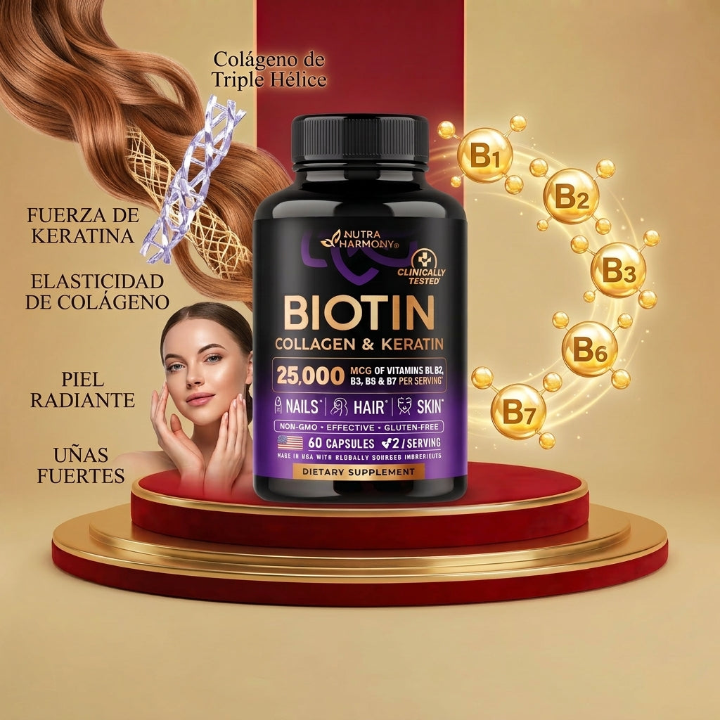 NUTRA HARMONY BIOTIN COLLAGEN & KERATIN