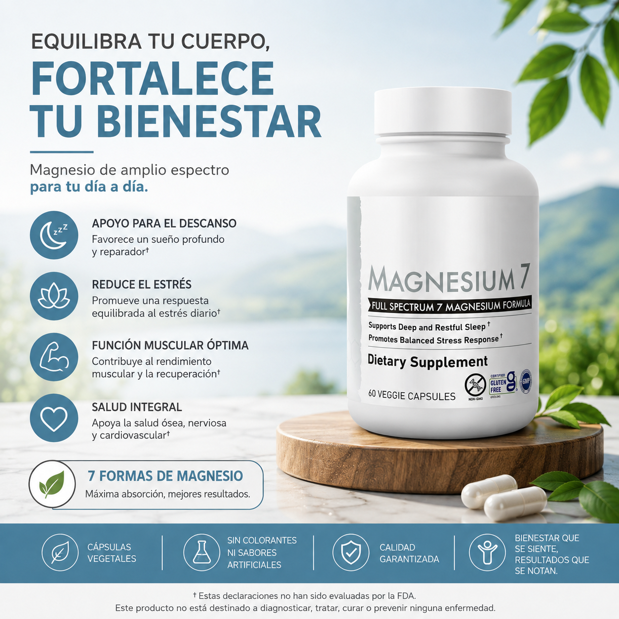 ORGANIXX MAGNESIUM 7 60 CAPSULAS